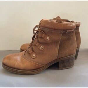 Pikolinos Womens Lyon W6N-8517 Ankle Boot Size 40 US 9 Brandy Color Leather